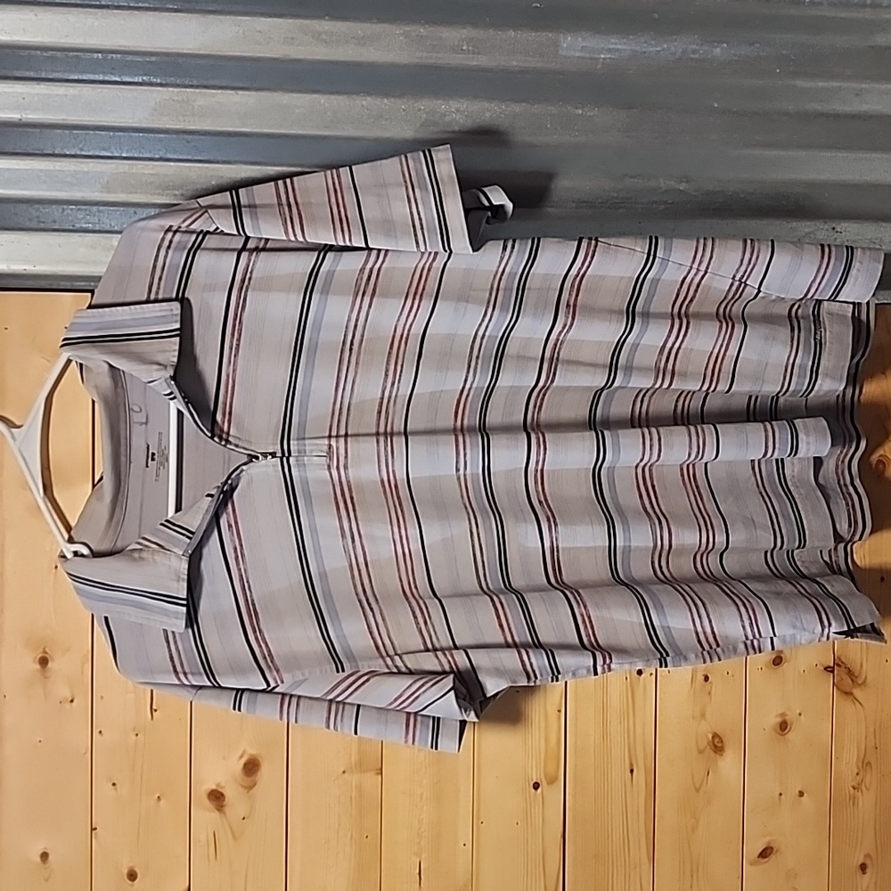 Patagonia Polo 1/4 Zip Shirt Men's Size Large organic Cotton